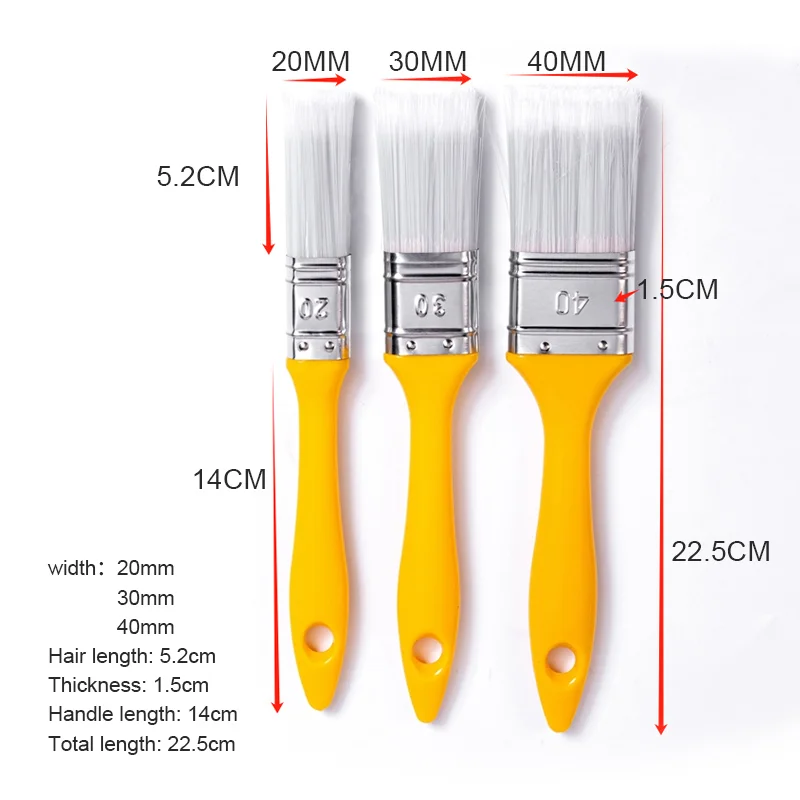 angular ferrule purdy paint brush filament Modern Minimalist Paint Brush
