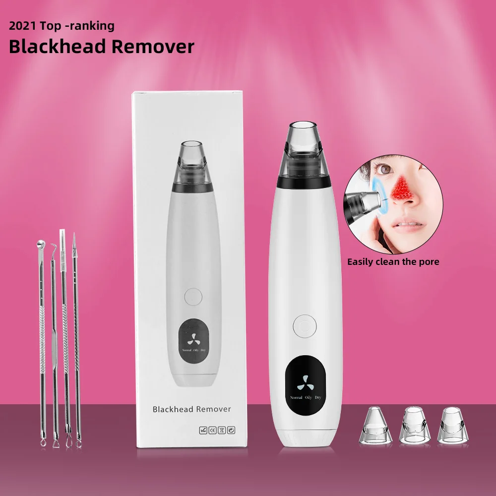Professional Effective Remove Pimples Face Vacuum Cleaner Blackhead Remover Tool Kit