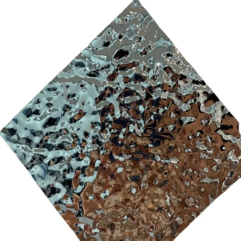 Листы из нержавеющей стали в форме водной волны для кухонной стены Ss201 Ss304, зеркальная декоративная пластина из нержавеющей стали, цена, Волнистый лист