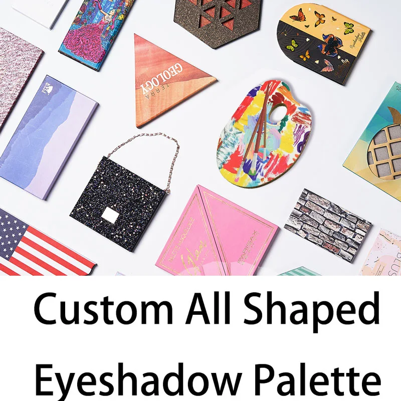 Oem empty magnetic eyeshadow-palette pan holder makeup palette de maquillage private label