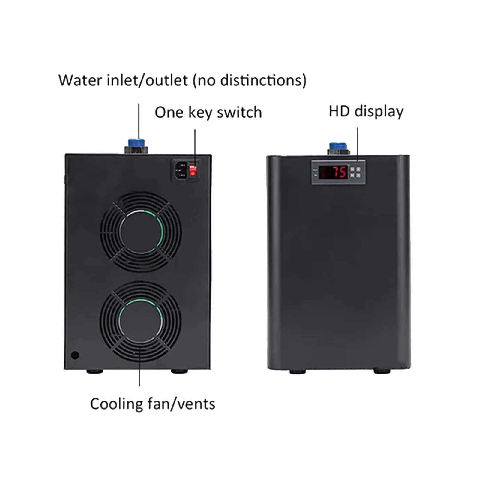 High-efficiency compressor ice bath chiller aquarium bathtub ice bath industrial chiller