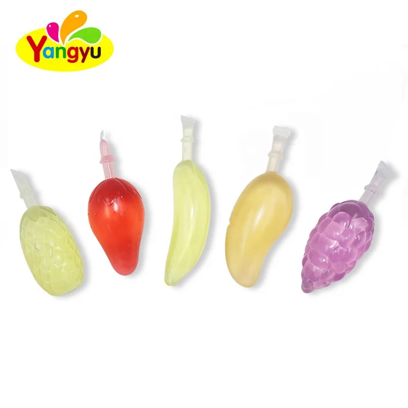 Банка для упаковки фруктов в форме желе пудинга