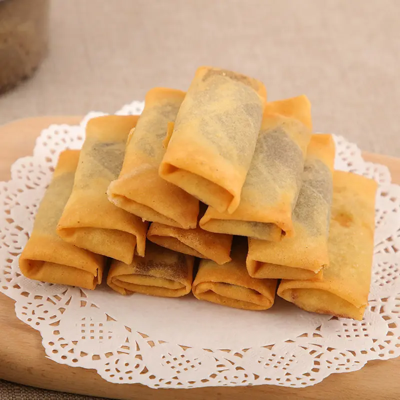 Chinese Frozen IQF Spring Rolls Fried Instant Food Bulk Supply Frozen Spring Roll Frozen Vegetarian Cooking Crispy Spring Roll