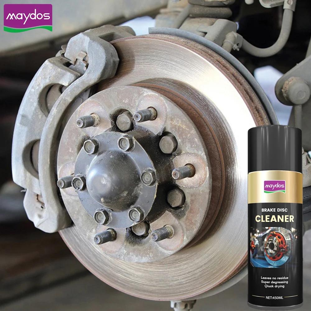 Customized 450ml Eco-friendly car brake system aerosol spray brake parts cleaner