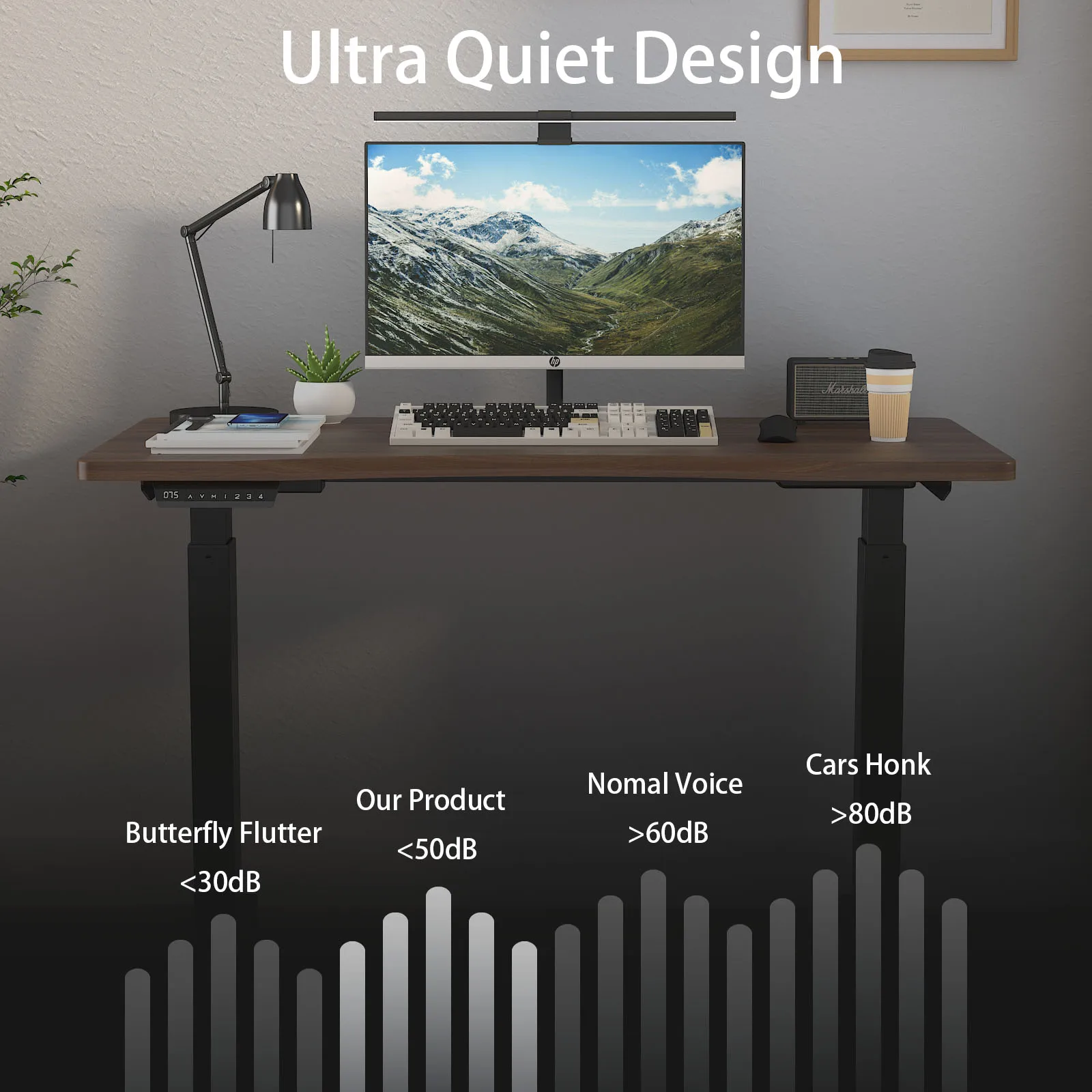 Height Adjustable Standing Desk For PC House Furniture Office Desks Wooden Escristorio Lifting Metal Dual Motor Computer Table