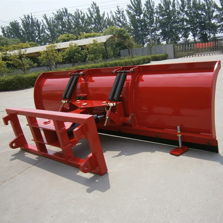 Mini farm tractor front end loader mounted removable snow plow snow blade for sale in Canada America