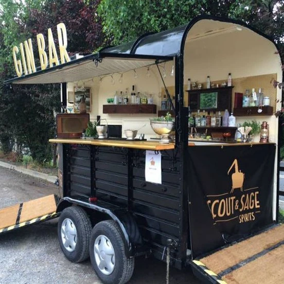 High quality DOT approved vintage food trailer espresso coffee trailer mobile food truck beer bar