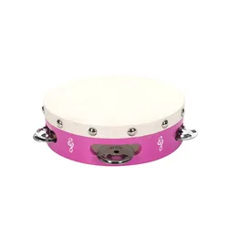 Wood Plastic Toy Tambourine Customized New Style Tambourine toy Drum