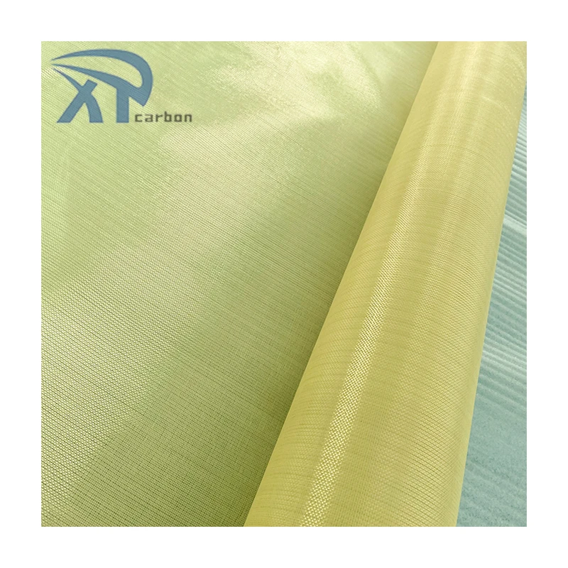 High strength kevlar fireproof fabric para Aramid Material Fabric Ud Aramid Fiber Fabric 200D60g