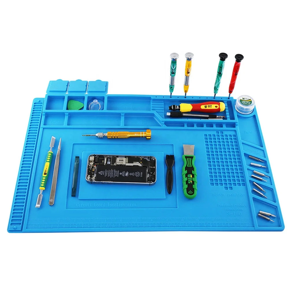 
S160 Insulation Pad Cell Phone Repair Tools station soldering mat For Electronics, Computer, Cell 