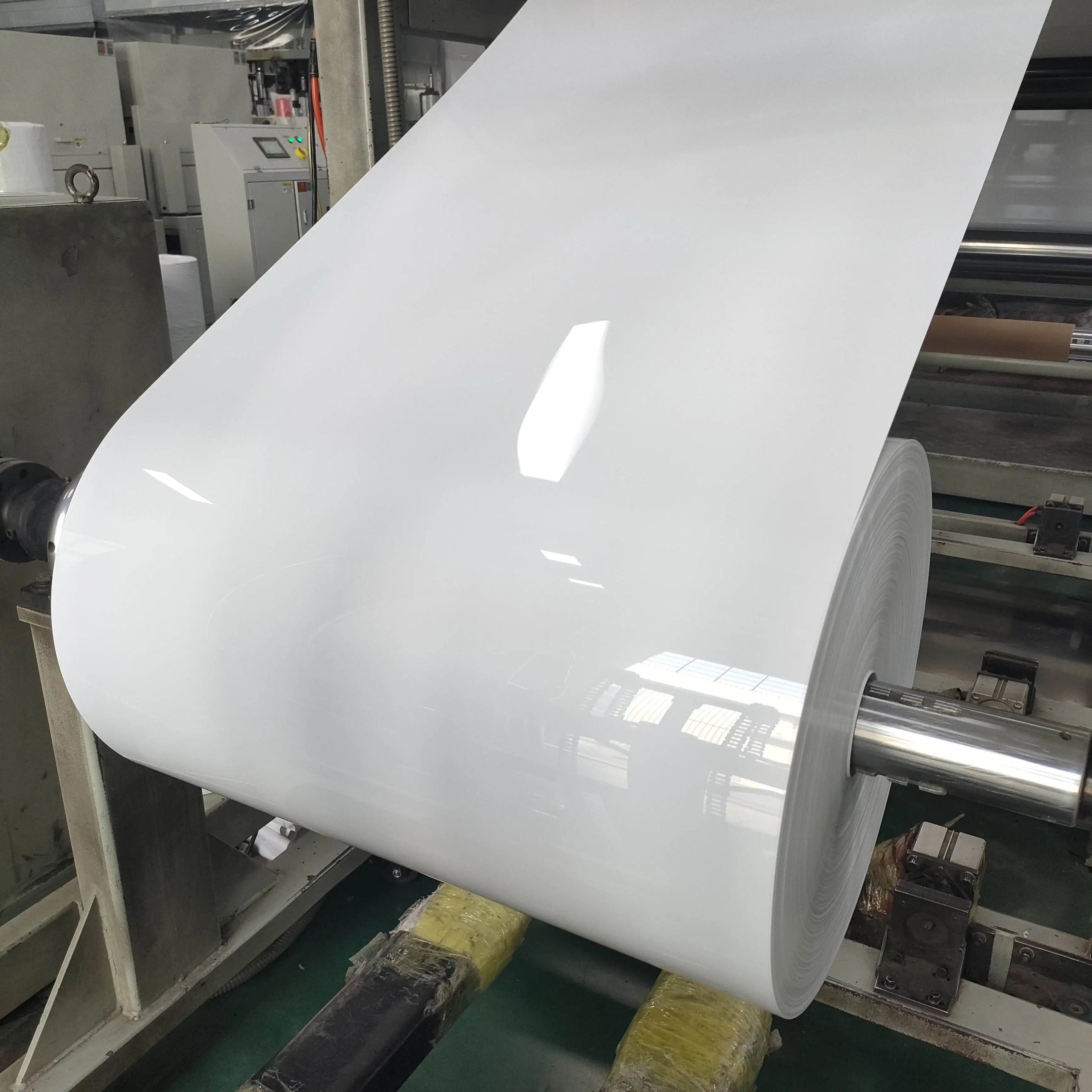 Colorful recycled PET sheet film roll thermoforming Blister Packing Rigid RPET Plastic film In Roll,color PET Plastic jumbo roll