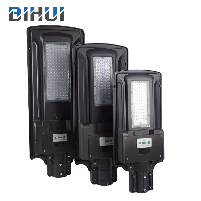 Waterproof Ip65 Parking Lot Motion Lights Outdoor 100w 150w Solar Led Street Light