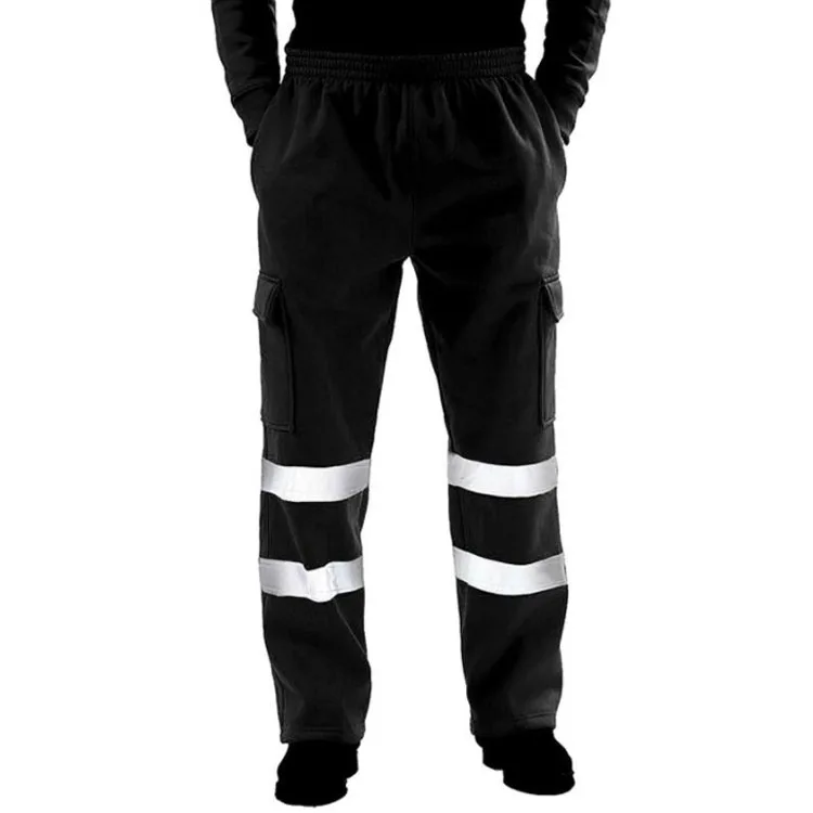 Safety Work Trousers Multi Pockets Work Pants Men Reflective Hi Vis Workwear Trousers High Quality Customized Cargo Trouser