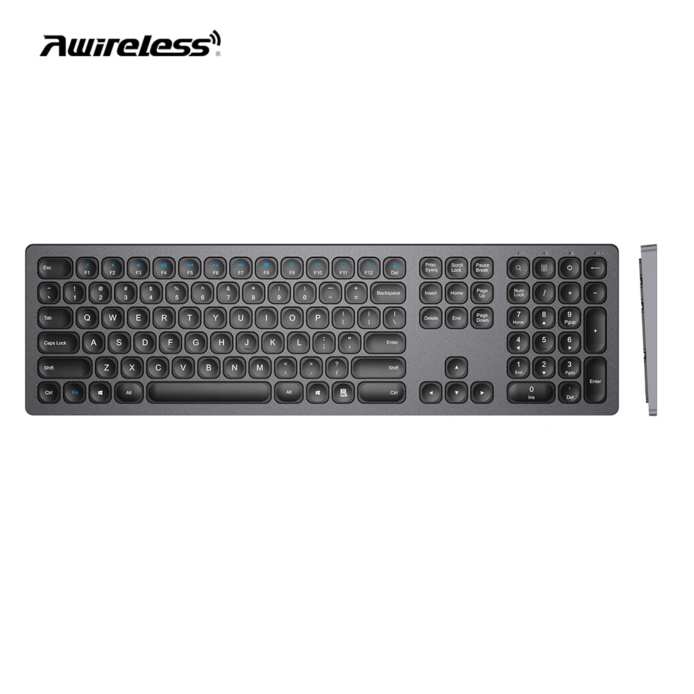 Awireless Двухрежимная портативная Проводная Беспроводная Арабская игровая мини-клавиатура с подсветкой 60 Rgb, Bluetooth, 60% механическая клавиатура