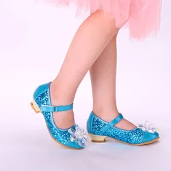 OEM для девочек с украшением в виде кристаллов на высоком каблуке стекла флэш-выступлений на сцене, в студенческом стиле