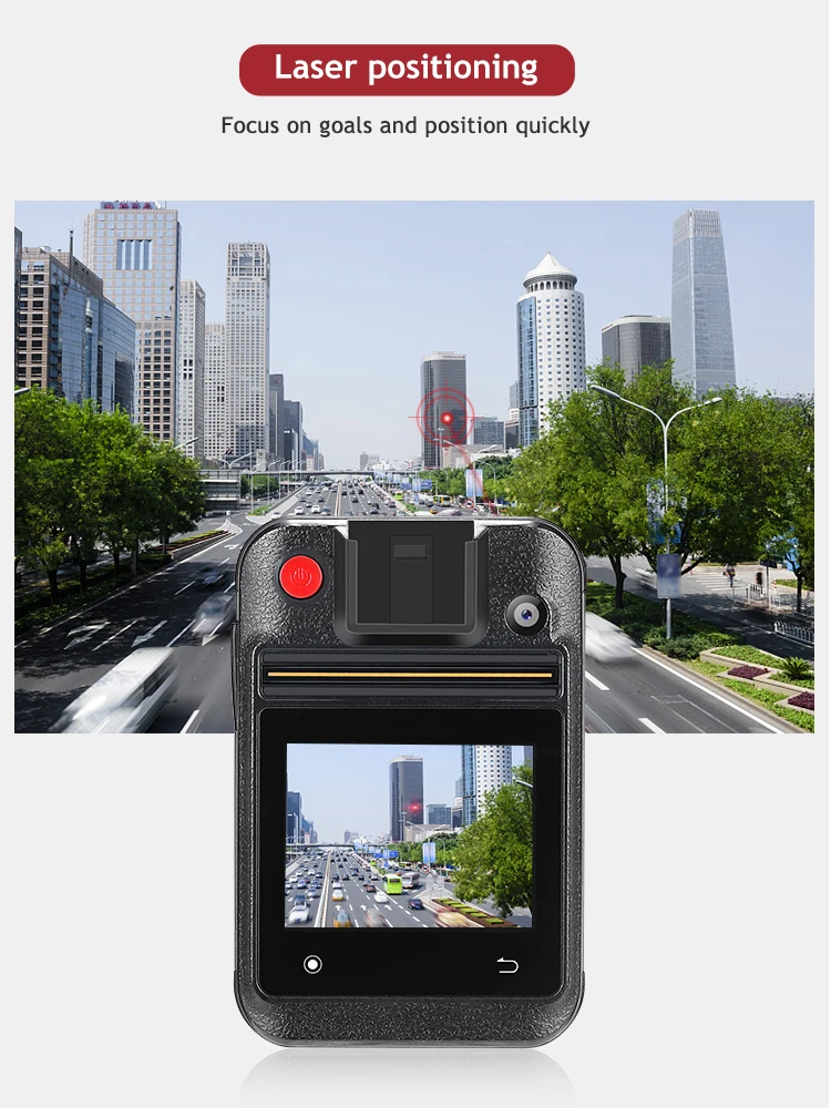 Police Body Camera 2 Inch Display Waterproof Body Worn Camera Infrared Night Vision 3G 4G LTE WIFI Network Streaming Body Cam