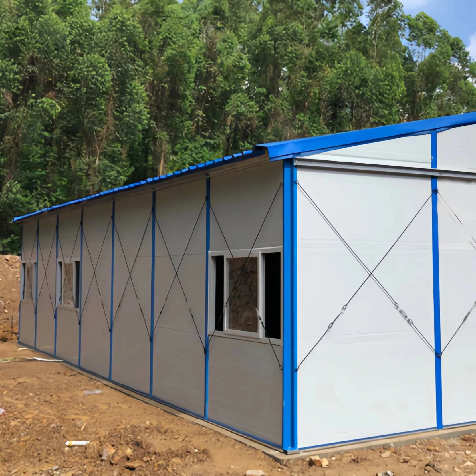 Индивидуальные быстрые строительные сборные дома стальная конструкция сборный дом