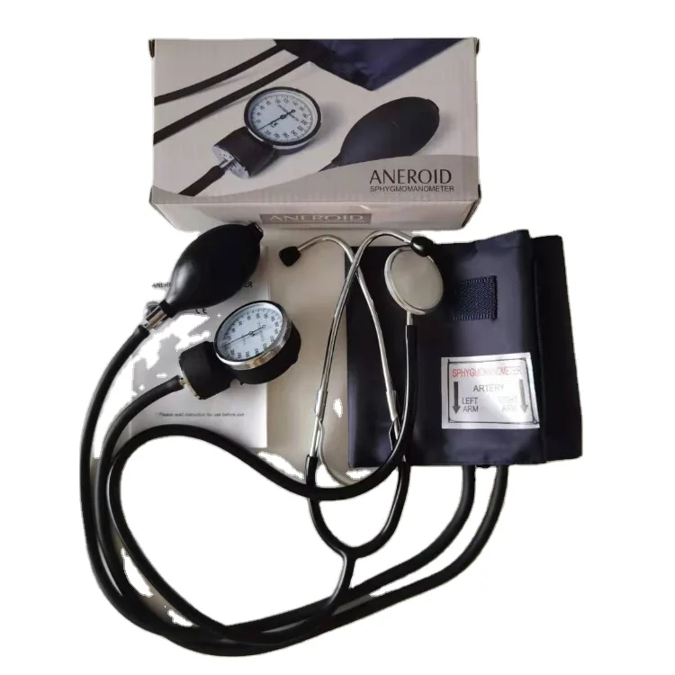 single head stethoscope hypertension hypotension machine BP monitor tensiometro aneroid sphygmomanometer manual tensiometer