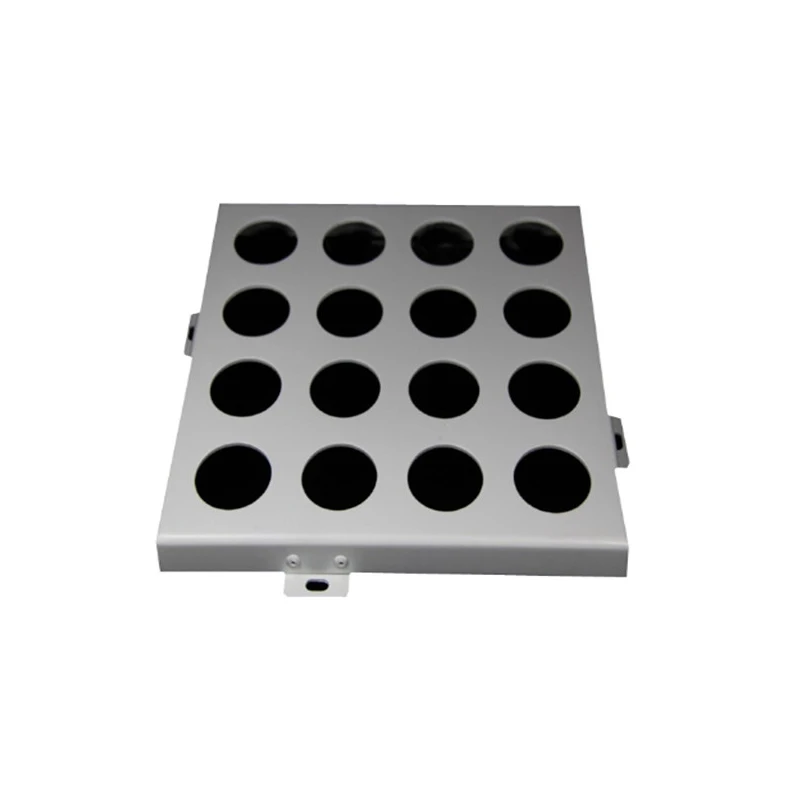 Fashionable Building Aluminum Laser Cut Perforated Screen Metal Solid Facade Decorative Panel