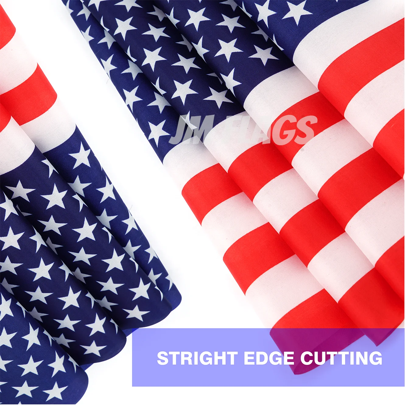 Wholesale 17.7*11.8 inch American Hand Flag black Pole Polyester Hand Decoration American Stick Flags
