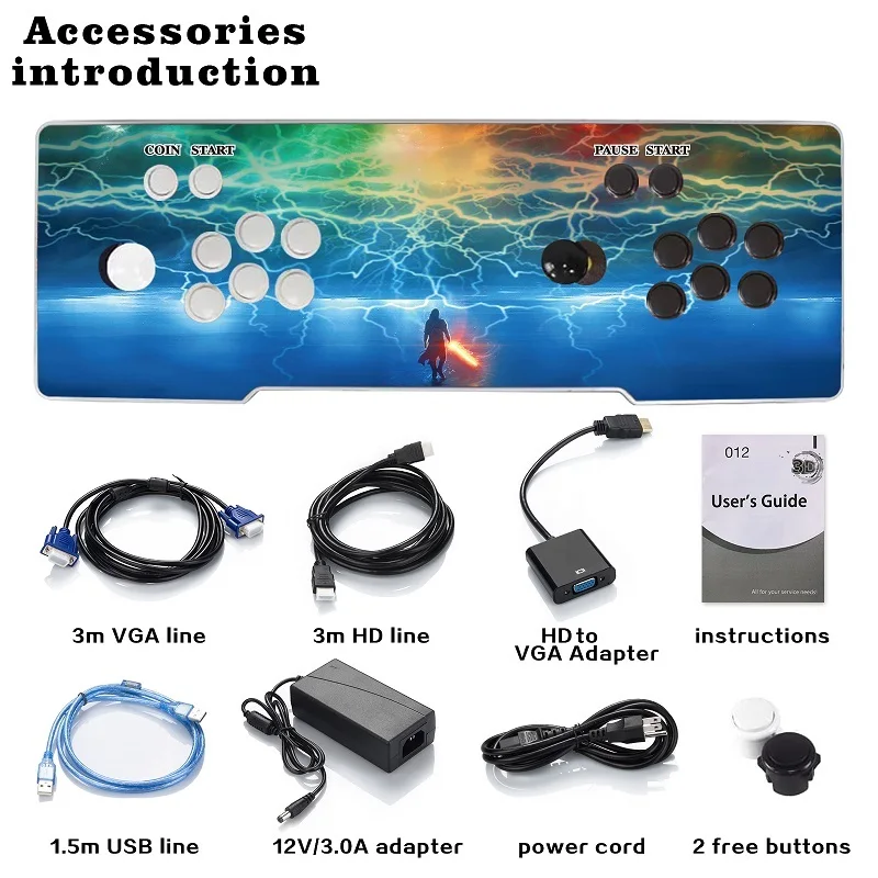 Pandora Ex игровая коробка аркадная Jamma 3d Dx Consolas Arcade 11S
