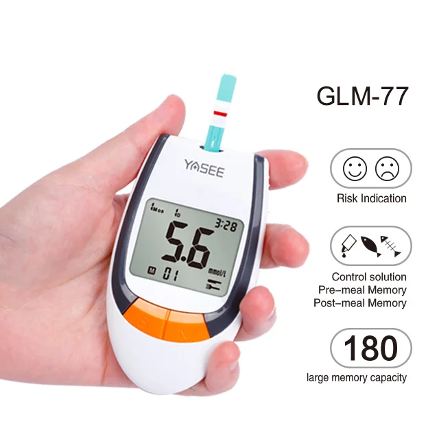 Anytime YASEE Electric Diabetes Sugar Monitoring Device Non-Invasive Glucose Meter Plastic Bluetooth Enabled No Blood Required