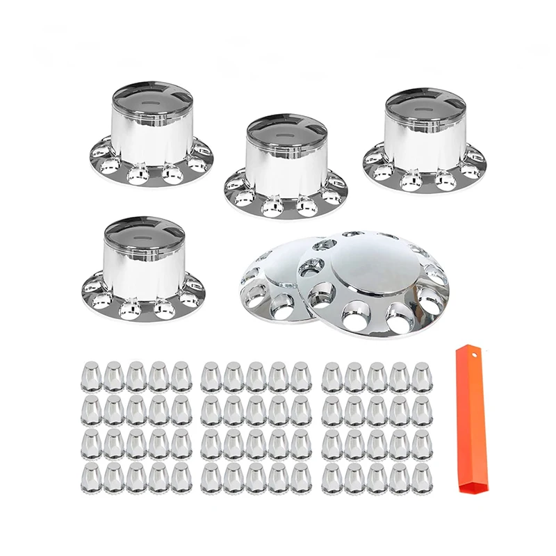 Truck parts trailer parts chrome axle covers for semi trucks hubcaps wheel covers