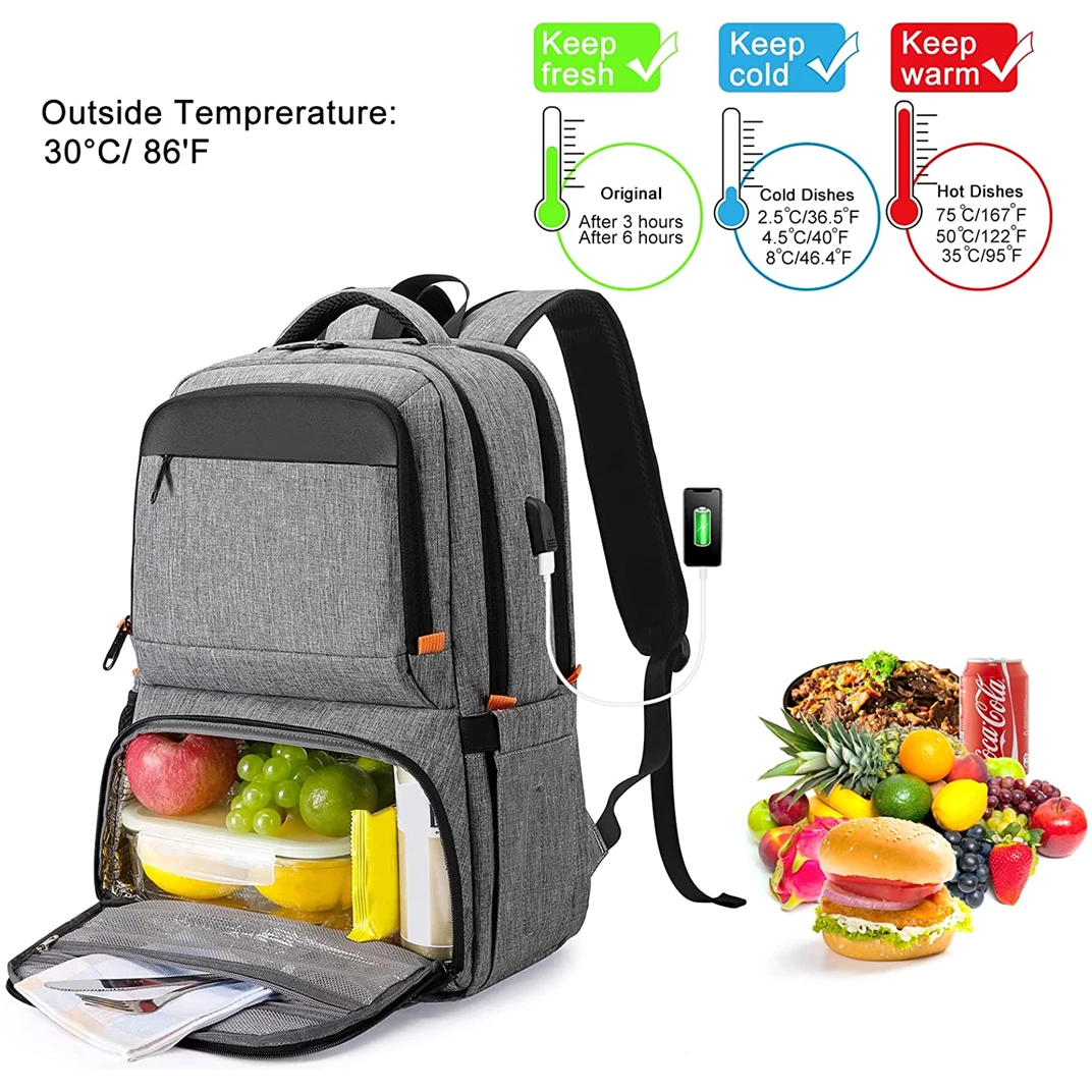 Lunch Backpack Cooler Lightweight Backpack For Picnic Insulated Cooler Bag Food Delivery Bag