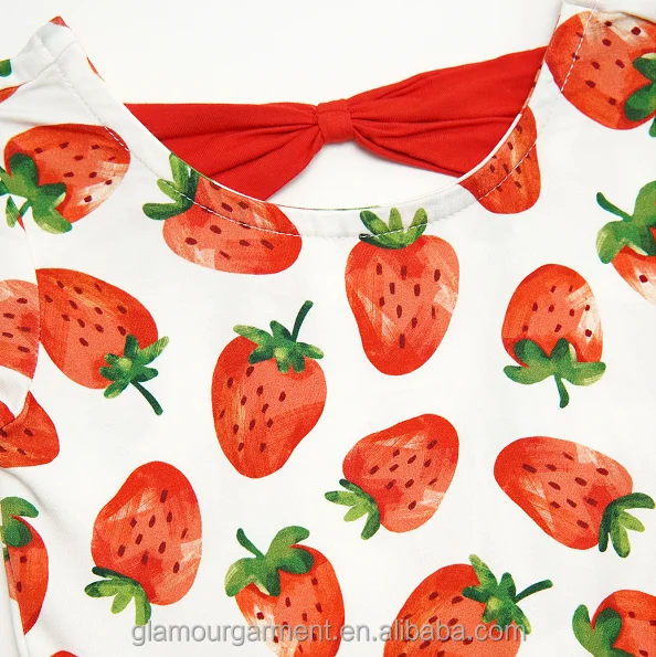 Children Clothing Ruffles Baby Girls Night Dress for Girls Cute Bamboo Pajamas Kids Long Sleeve Sleepwear Children