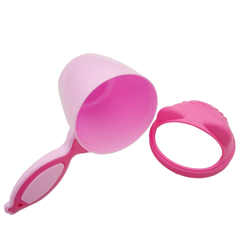 Cute Cartoon Toddle Shampoo Cup Children Bathing Bailer Baby Shower Spoons Child Washing Hair Cup Kids Bath Tool
