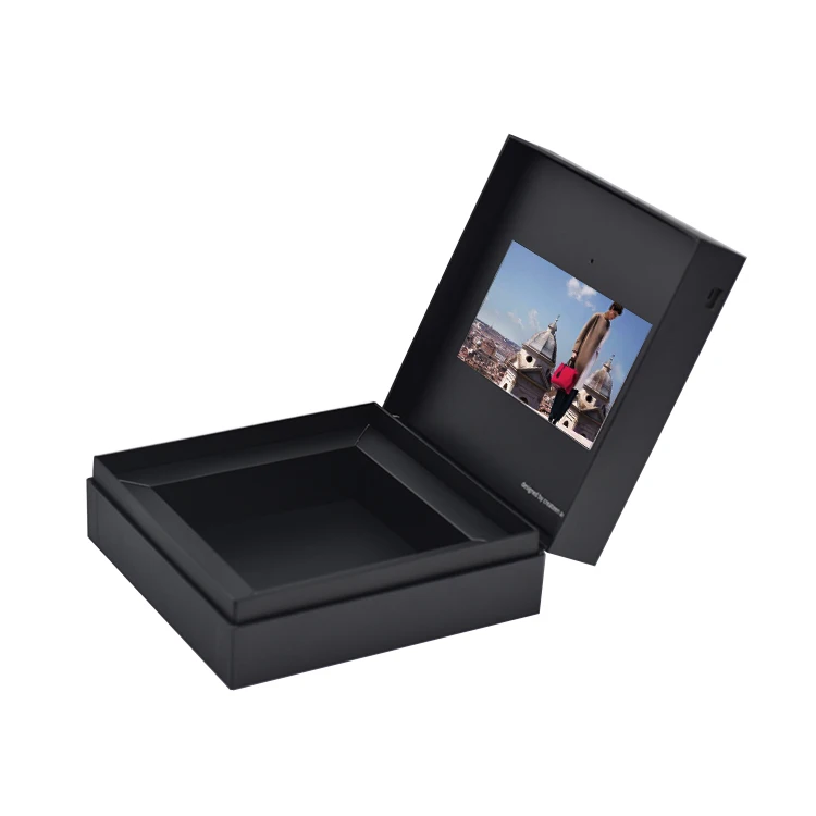 10.1 Inch Fashion Lcd Screen Video Ring Jewelry Gift Tv Brochure Packaging Box For Luxuries Promotion Advertising