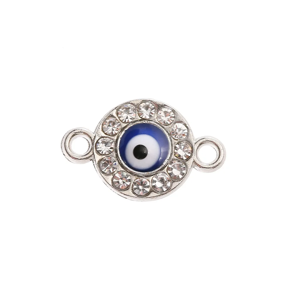 KDC750 wholesale fashion hot sales alloy evil eye charm jewelry findings for jewelry making