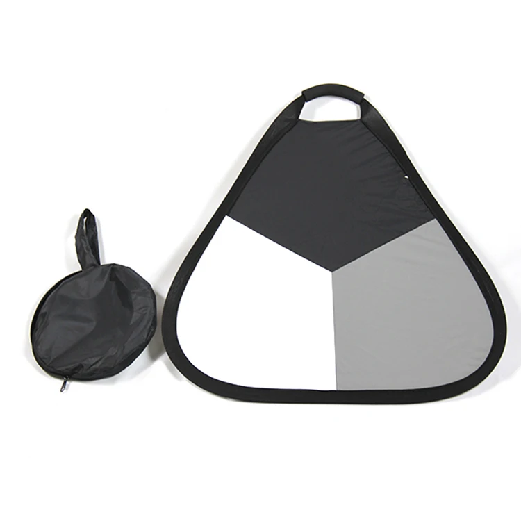 60cm  Grey Card White Balance Card for Photography 18% Exposure Gray Reflectance Reflector Foldable Focus Board Double Sided