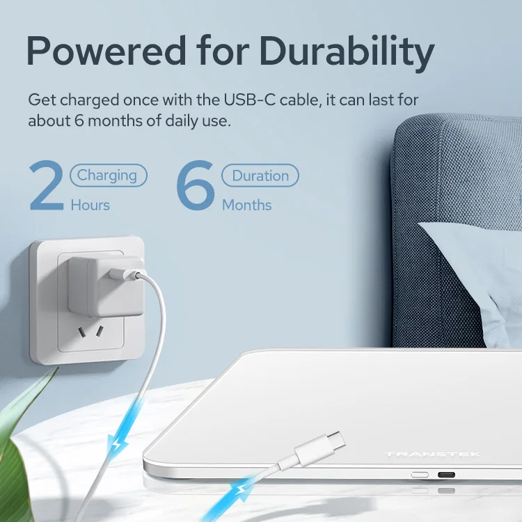 TRANSTEK Ultra-thin Highly Precise Nonslip Bathroom Body Weigh Scales Digital Electronic Weighing Scale Bascula Peso Corporal