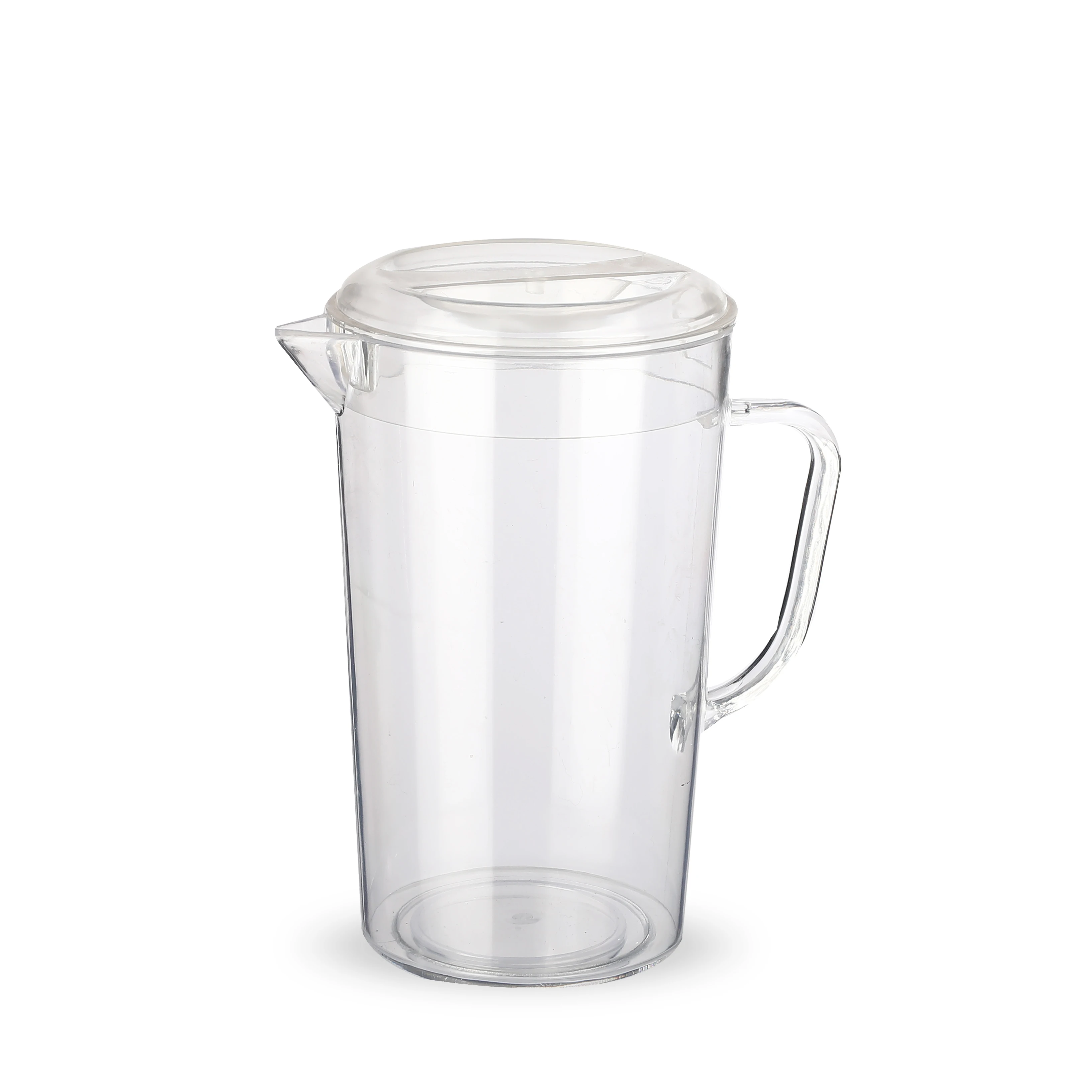 1000ml PS clear Plastic Jug With Lid, Cold Water Pitcher With 4 Tumblers