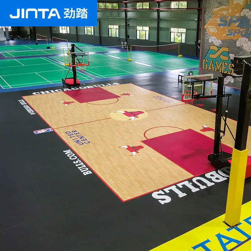 Indoor Taraflex Pvc Vinyl Basketball Maple Wood Sport Flooring Mat Roll