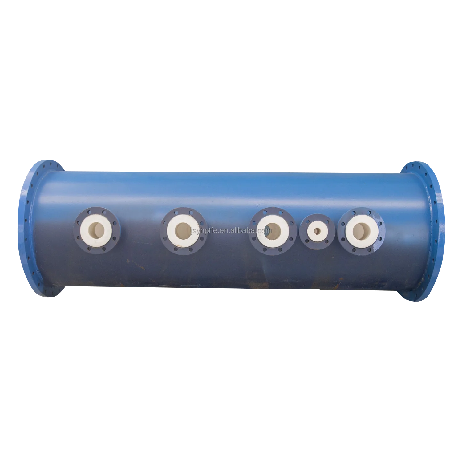 Customized shape PTFE lined  with different materials PTFE PFA  Fittings for moving or storing highly corrosive fluids