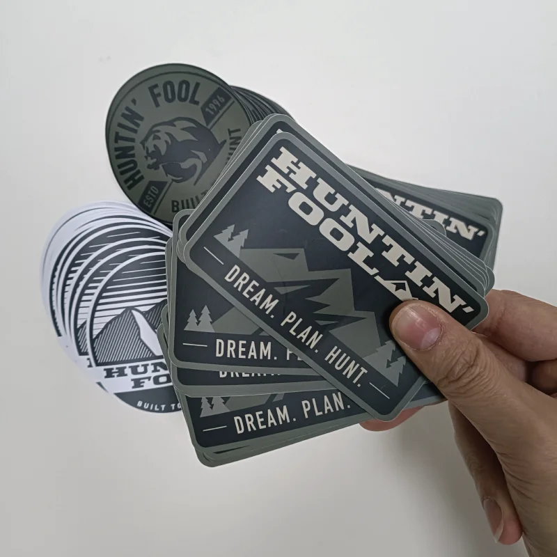 Good Quality Die Cut Sticker Self Adhesive Waterproof Vinyl Label Irregular Shape Logo Sticker Customized Matte Label
