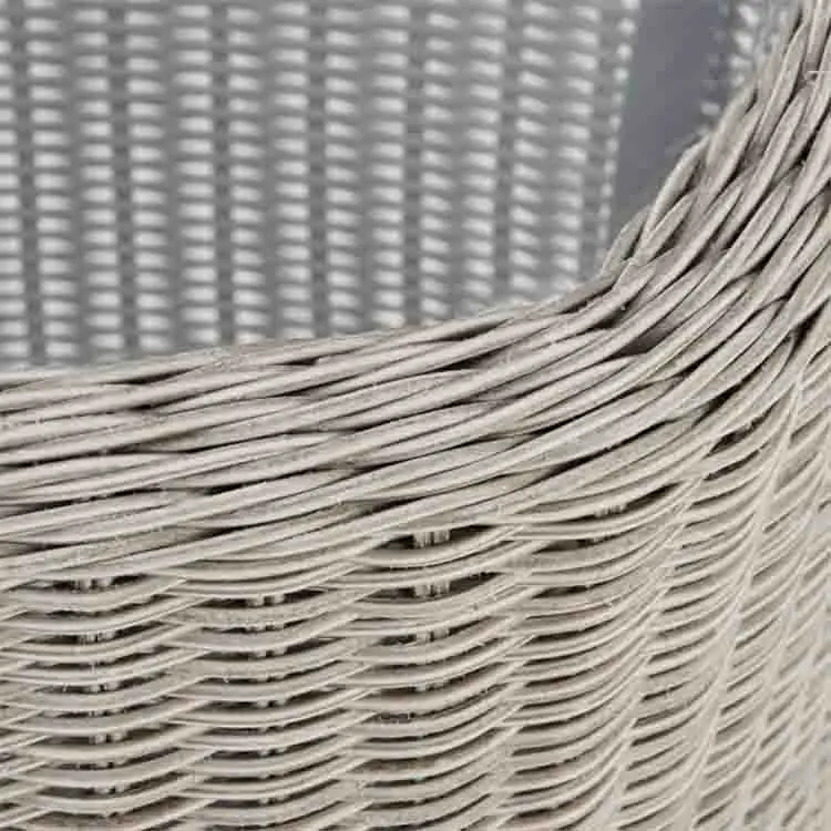 
3pcs round wicker light grey luxury garden patio sets patio furniture set outdoor rattan bistro furniture 