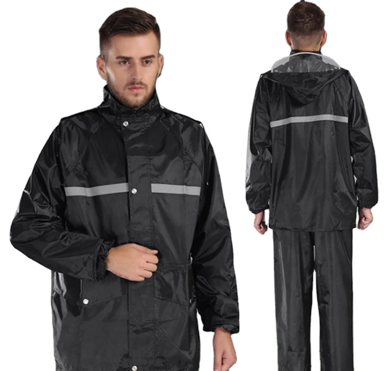 LH Custom 100% Waterproof Ropa Impermeable Moto Motorcycle Raincoat For Mens Rain Jacket