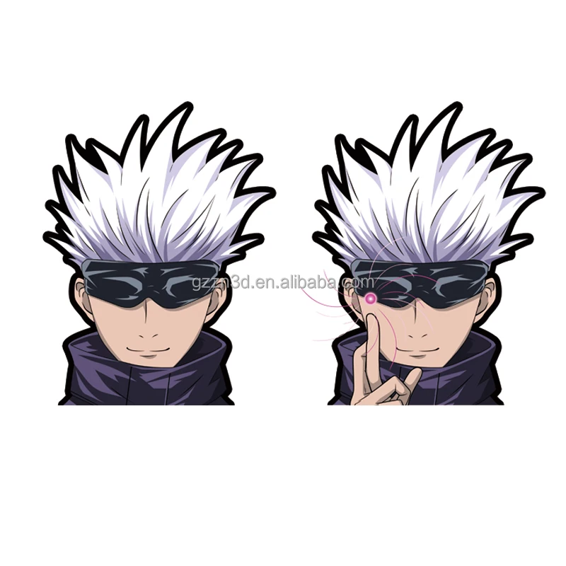 Wholesale Die Cut Sticker 3D Anime Sticker  Lenticular Jujutsu Kaisen Sticker
