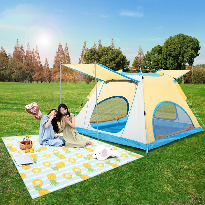Manufacturer Wholesale Fully Automatic Camping Thickening Tent Rainproof Portable Foldable Outdoor Camping Tent