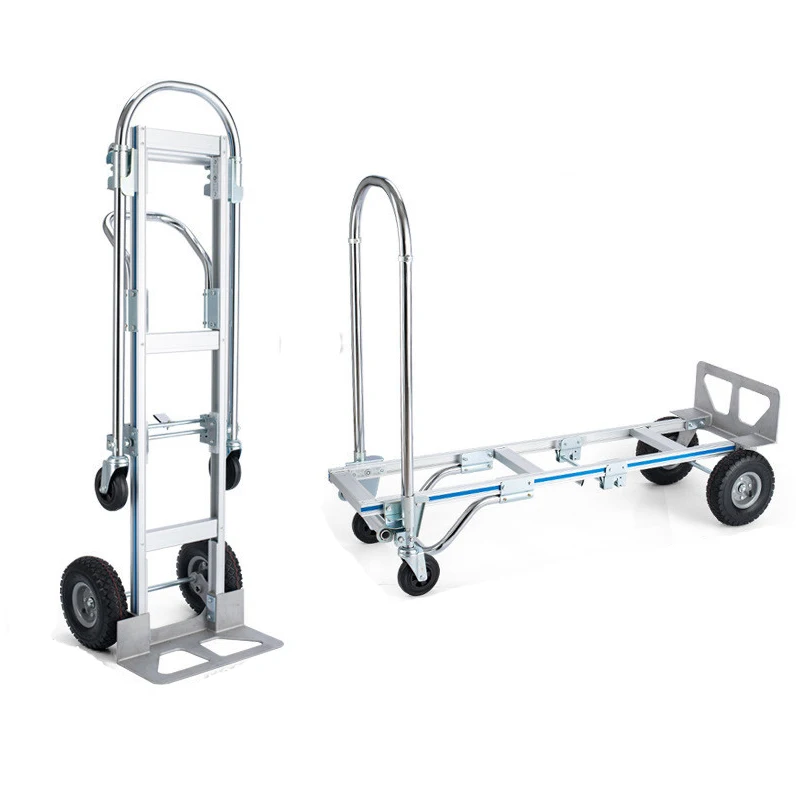 3 In 1 Aluminum Metal Foldable Multi-Function Platform Cart With Ce Certification