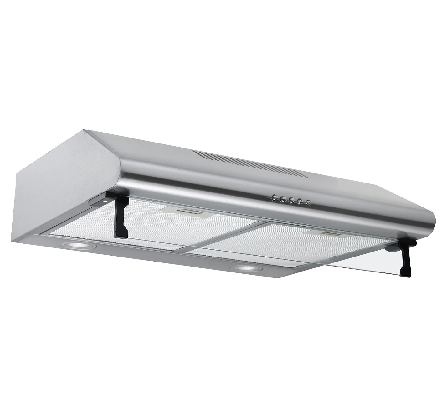 Gas Stove Cooker Kitchen Exhaust Hood Built in Carbon Filter Air-circulate Slim Type Range Hood Chimney