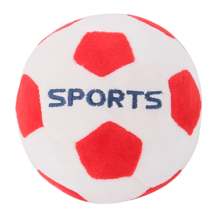 D King Chinese Manufacturer of Pets Supplies Plush Interactive Sports Soccer Ball Toys Custom Squeak Chewing Dog Toys