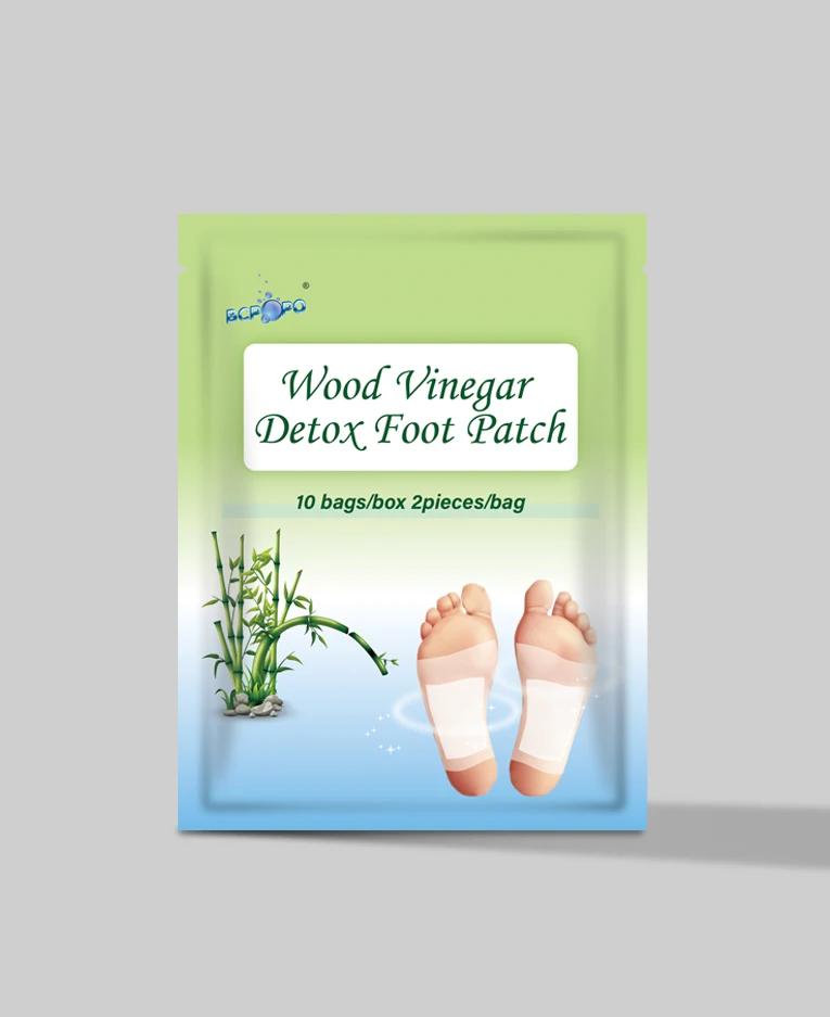 herbal extract bamboo detox foot patch Chinese medicine foot detox patches