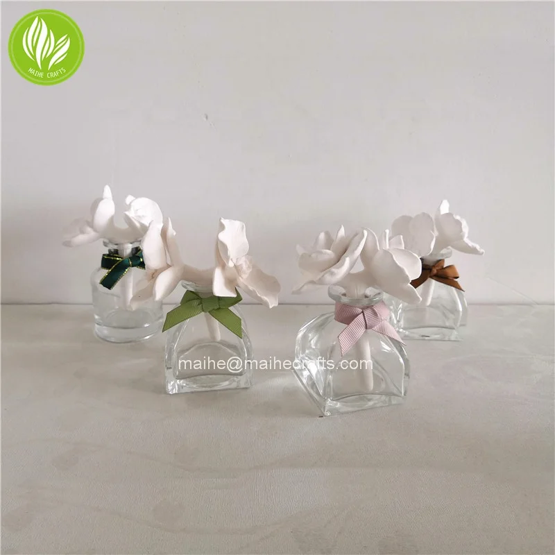 Керамический цветочный диффузор, стеклянная бутылка, освежитель воздуха для дома