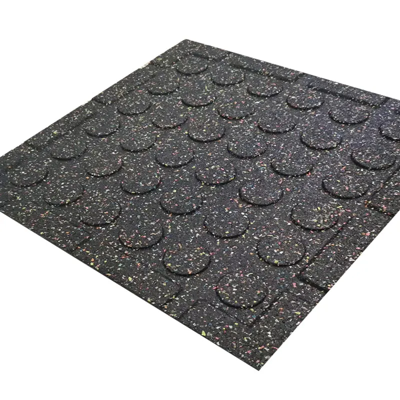Non Toxic Composite Rubber Tile with Color EPDM Gym Rubber Flooring Mat Wholesaler