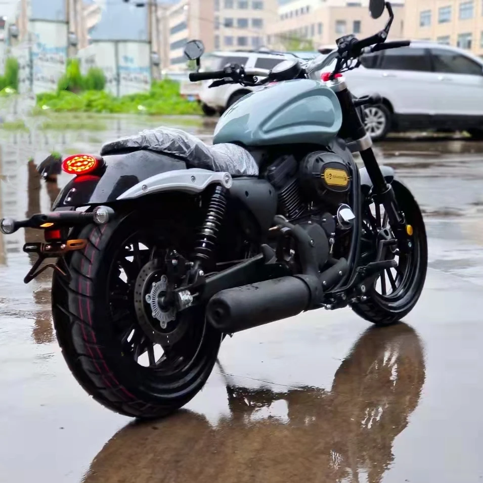 F&R Disc Brake Chopper Motorcycles 250cc 300cc Cheap Electric Chopper Motorcycles display racks