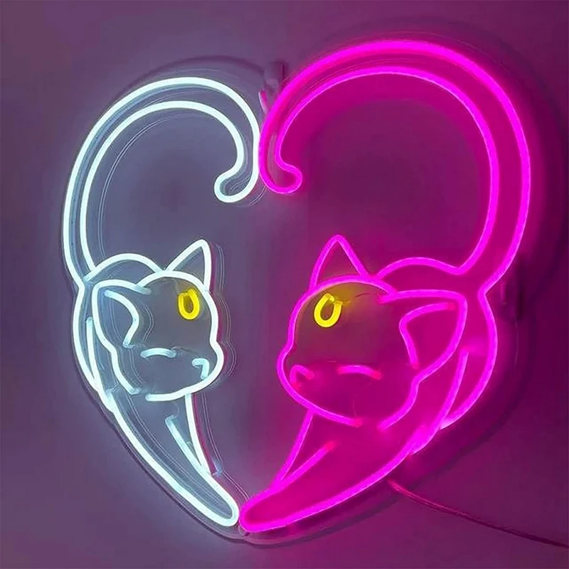 The most popular anime neon LED sign light Glowing comic neon acrylic sign